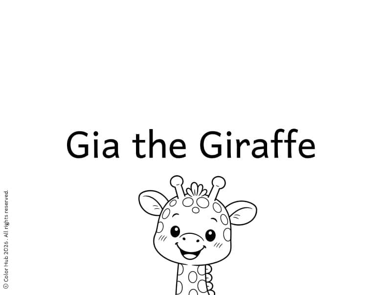 Cover of Story of Gia the Giraffe
